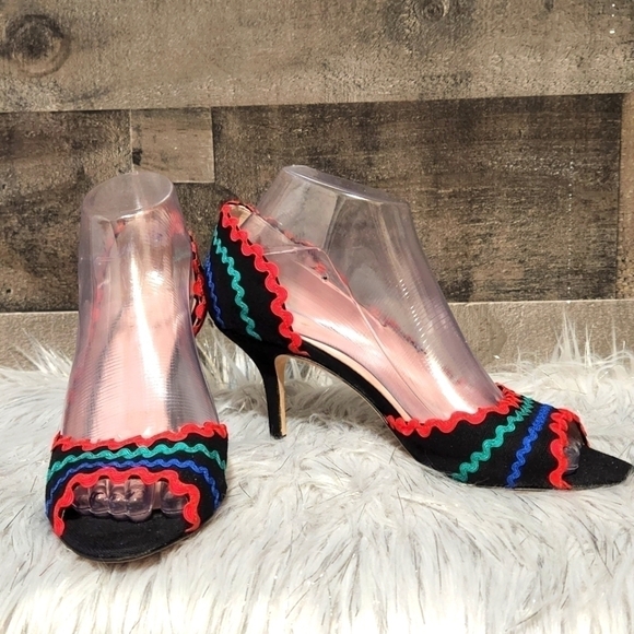 Kate Spade New York Womens Saranne Fabric Peep Toe D-Orsay Pumps - Picture 7 of 11